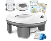 KIDIZ® Toiletbril voor kinderen - Kindertoiletbril - WC verkleiner - Antraciet